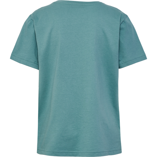 hmlTRES T-SHIRT S/S 2-PK, MINERAL BLUE/DECO ROSE, packshot