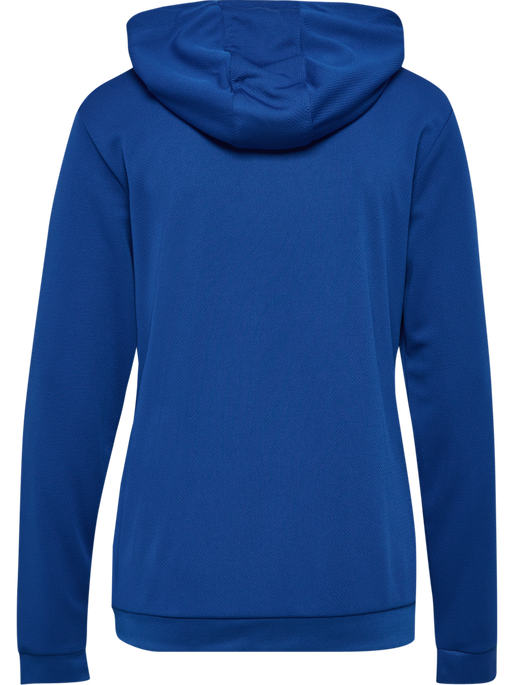 hmlAUTHENTIC PL ZIP HOODIE WOMAN, TRUE BLUE, packshot