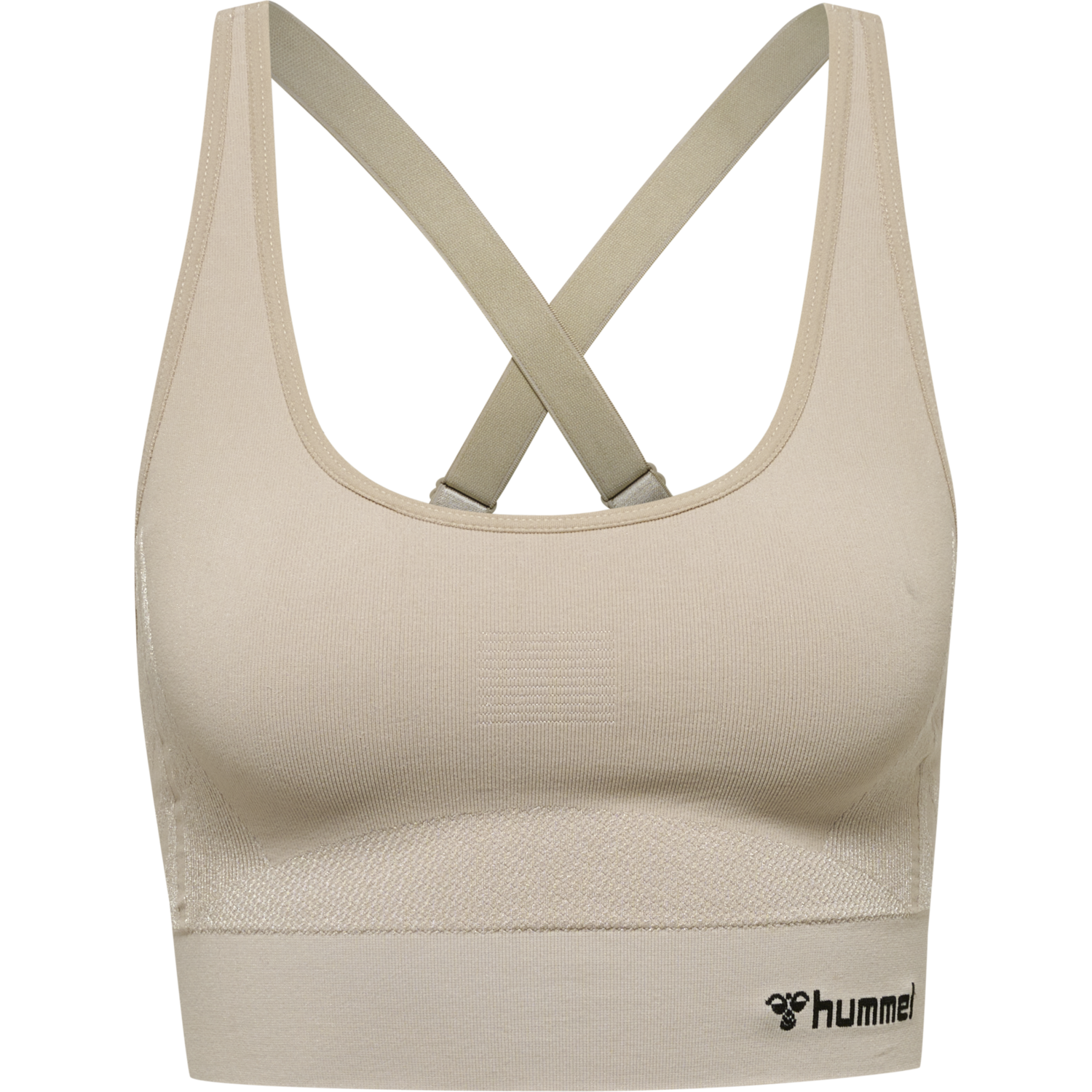 hmlCLEA SEAMLESS  SPORTS TOP, CHATEAU GRAY, packshot