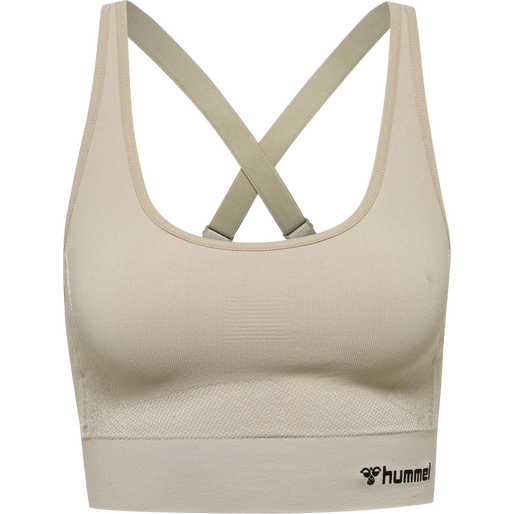 hmlCLEA SEAMLESS  SPORTS TOP, CHATEAU GRAY, packshot