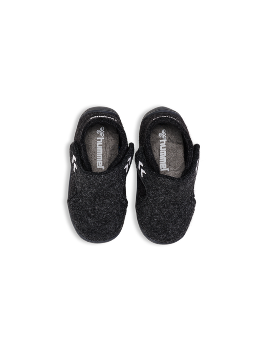 WOOL SLIPPER INFANT  , BLACK WOOL SLIPPER INFANT  , BLACK, packshot