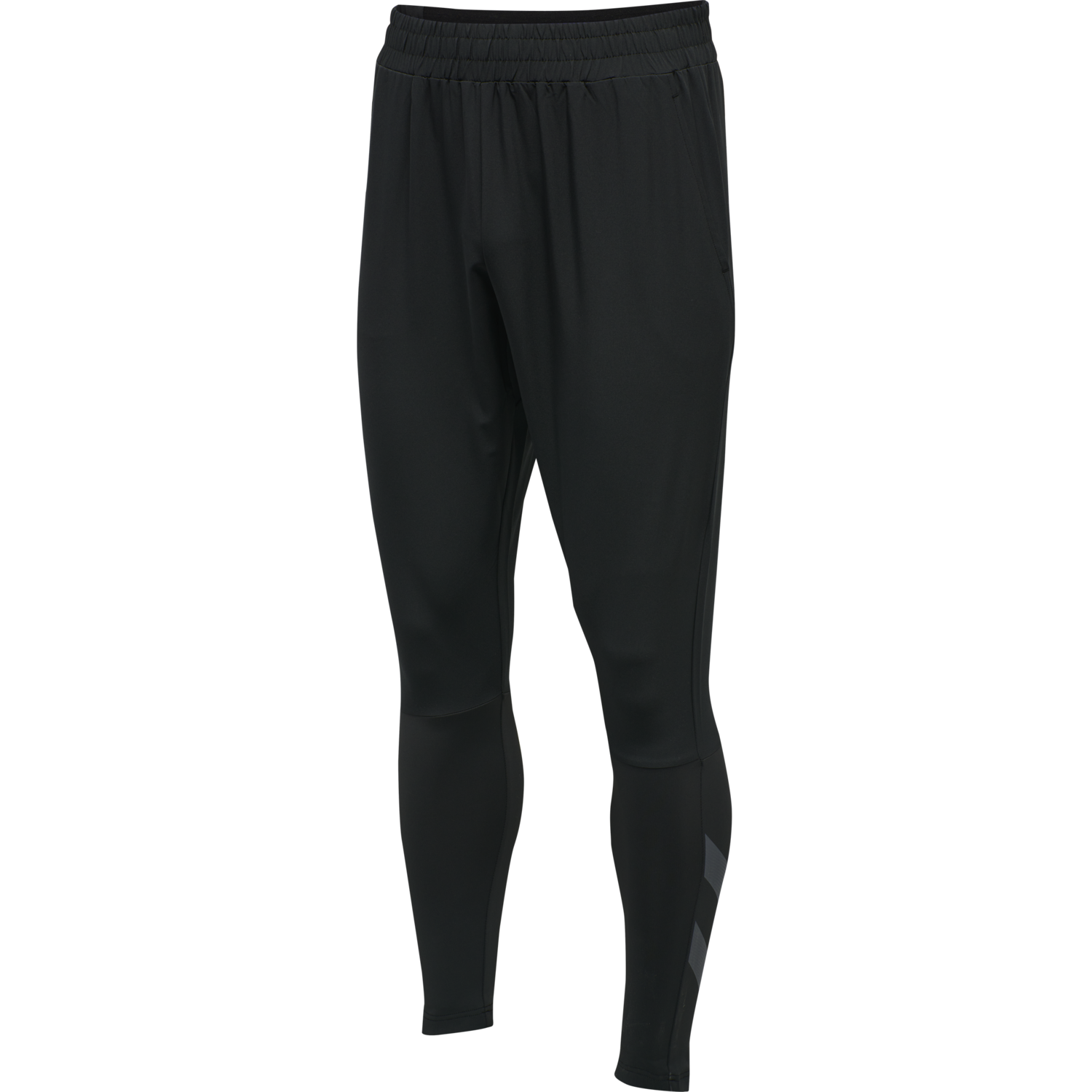 hmlSPIRO TAPERED PANTS, BLACK, packshot
