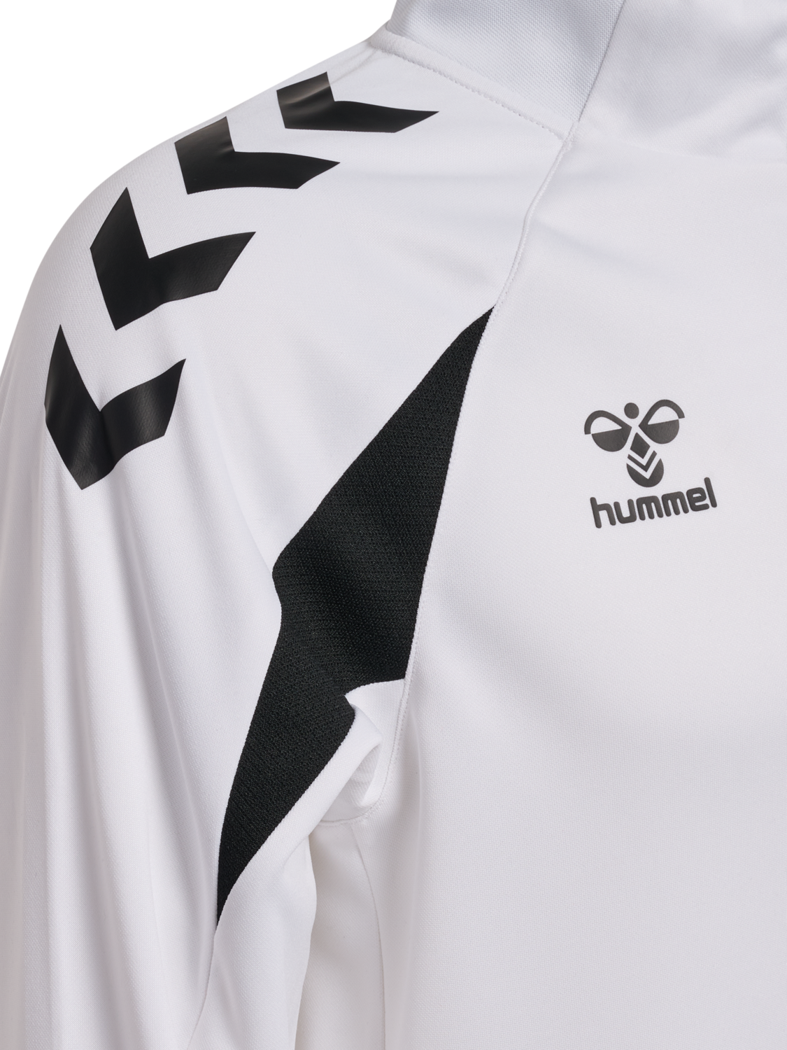 hmlCORE 2.0 HALF ZIP, WHITE/BLACK, packshot