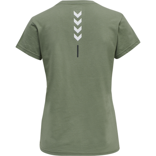 hmlTE CALI COTTON T-SHIRT, LILY PAD, packshot