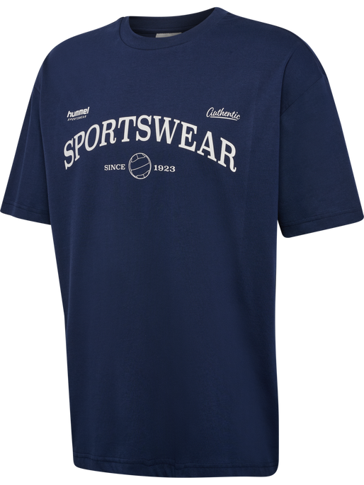 hmlLOOSE TEE S/S CLUB SPORTSWEAR, DRESS BLUES hmlLOOSE TEE S/S CLUB SPORTSWEAR, DRESS BLUES, packshot