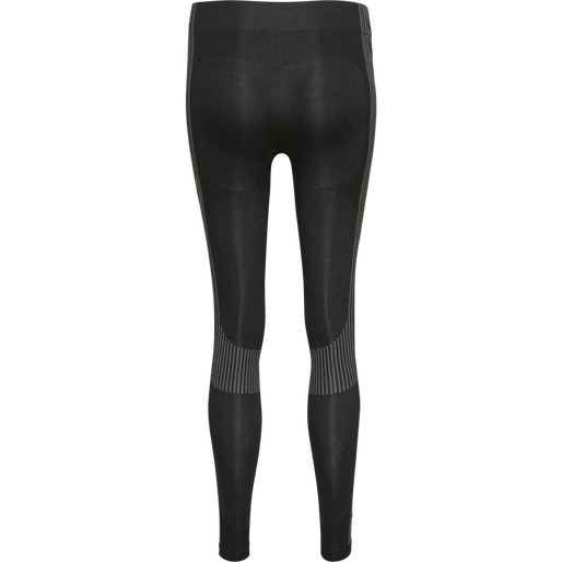 hmlMT SHAPING SEAMLESS MW TIGHTS, BLACK hmlMT SHAPING SEAMLESS MW TIGHTS, BLACK, packshot