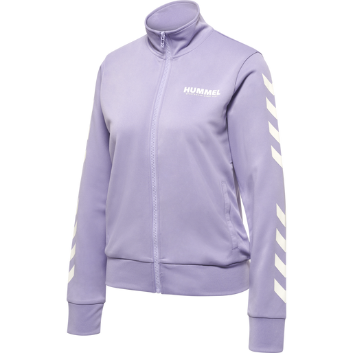 hmlLEGACY POLY WOMAN ZIP JACKET, HEIRLOOM LILAC, packshot