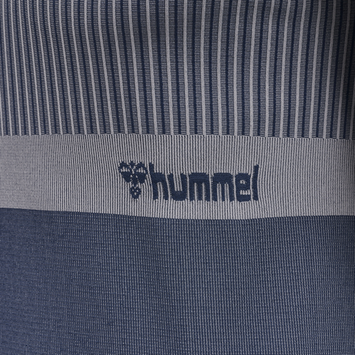 hmlMT UNIT SEAMLESS T-SHIRT, INSIGNIA BLUE/CHATEAU GRAY, packshot