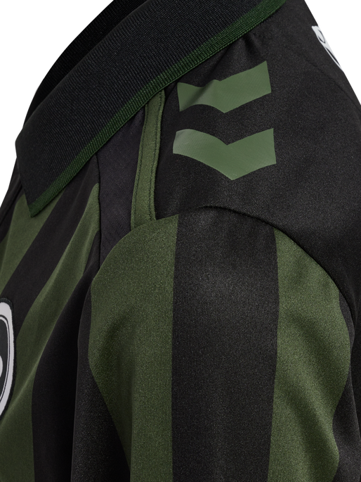 OB 24/25 AWAY JERSEY SS KIDS, BLACK PR, packshot