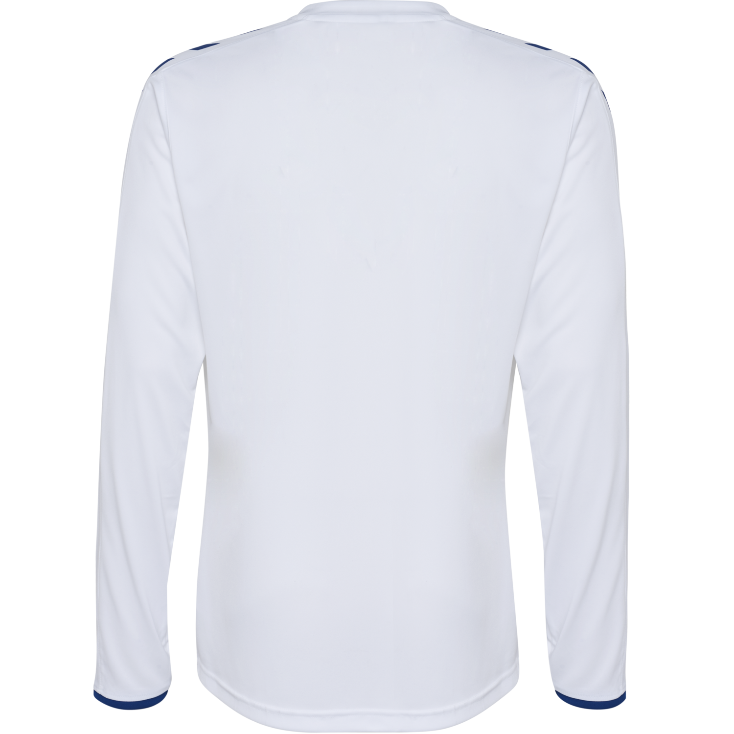 CORE LS POLY JERSEY, WHITE/TRUE BLUE, packshot