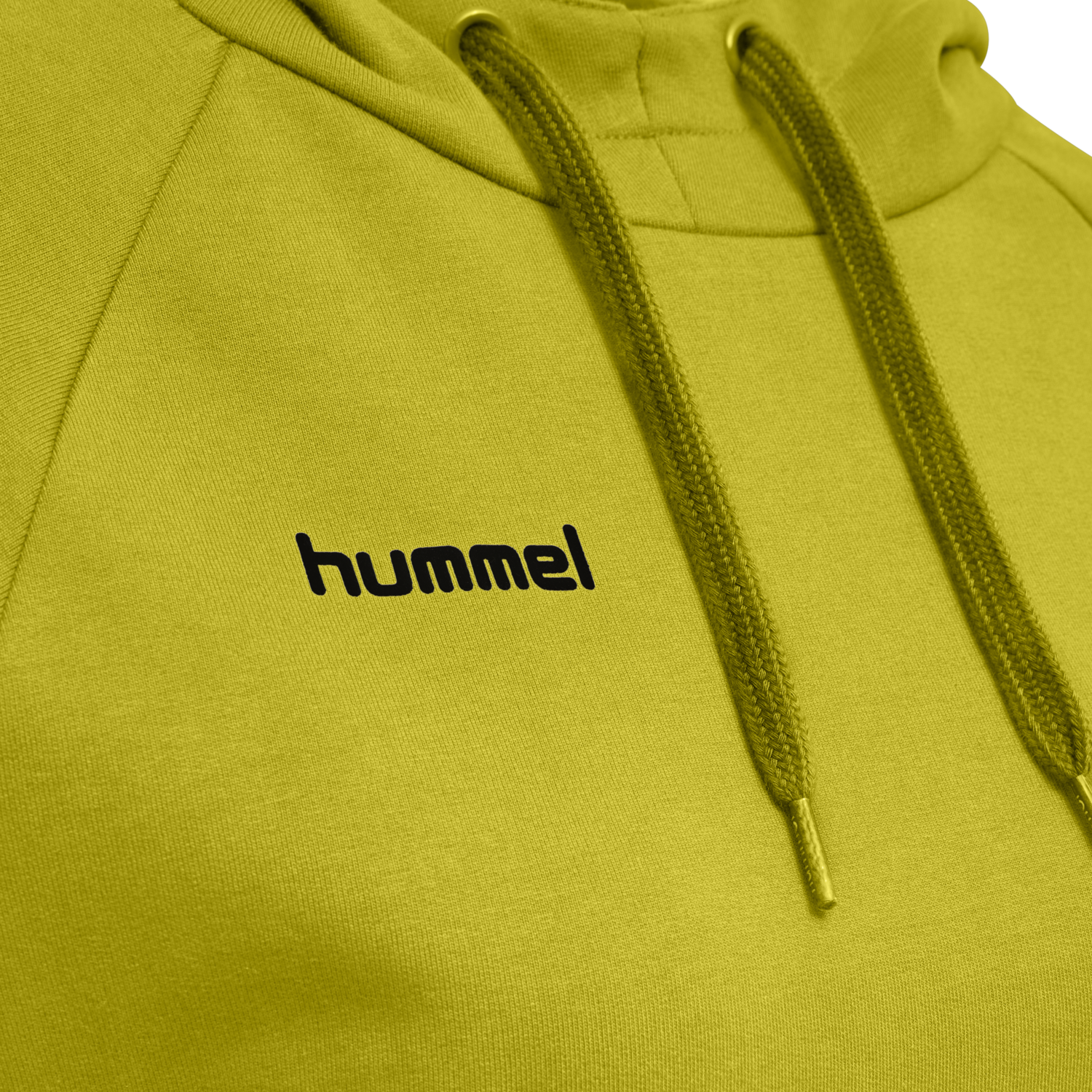 HUMMEL GO COTTON HOODIE WOMAN, BLAZING YELLOW, packshot