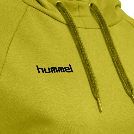 HMLGO COTTON HOODIE WOMAN, BLAZING YELLOW, packshot