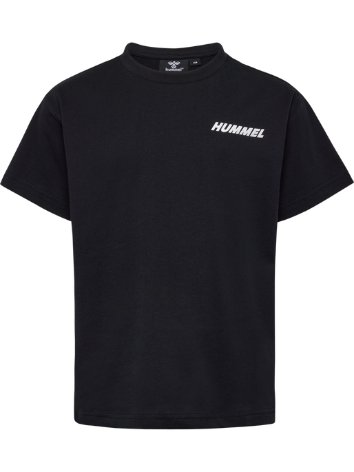 hmlCASPER T-SHIRT S/S, BLACK, packshot