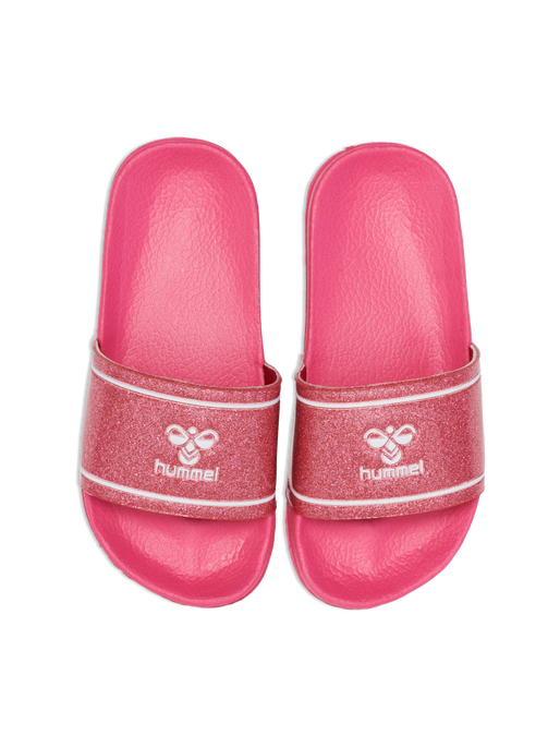 POOL SLIDE GLITTER JR, RASPBERRY POOL SLIDE GLITTER JR, RASPBERRY, packshot