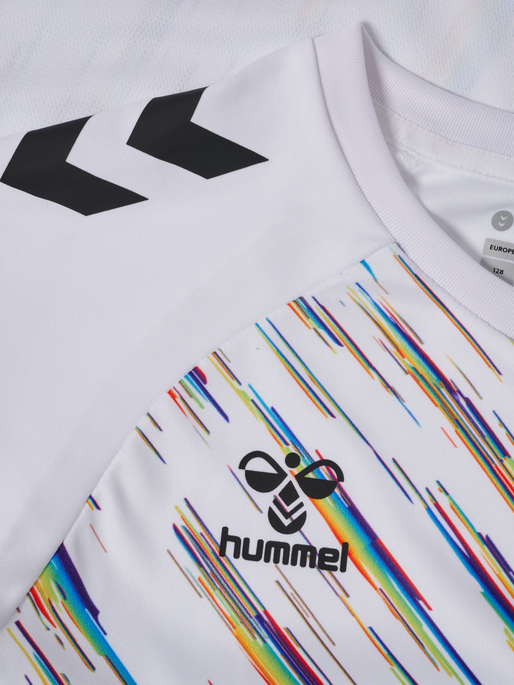 hmlMATCH TRIUMPH JERSEY S/S KIDS, WHITE/MULTICOLOR hmlMATCH TRIUMPH JERSEY S/S KIDS, WHITE/MULTICOLOR, packshot