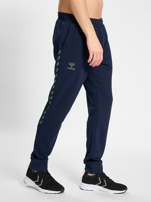 grundigt fattigdom komfort hummel STALTIC COTTON PANTS - MARINE | hummel.dk