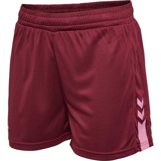 hmlACTIVE PL SHORTS WOMAN, BURGUNDY, packshot