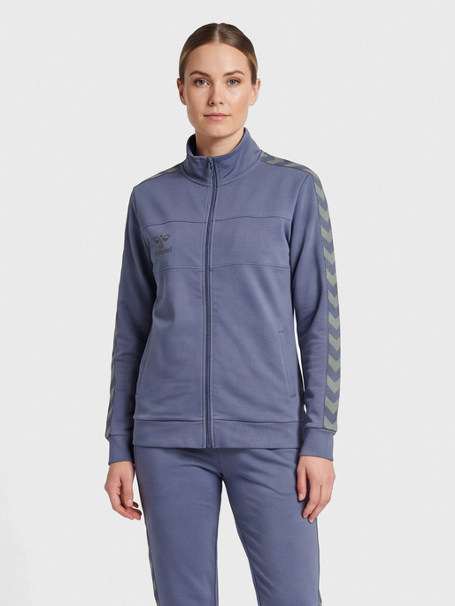hmlMOVE CLASSIC ZIP JACKET WOMAN, BERING SEA, model