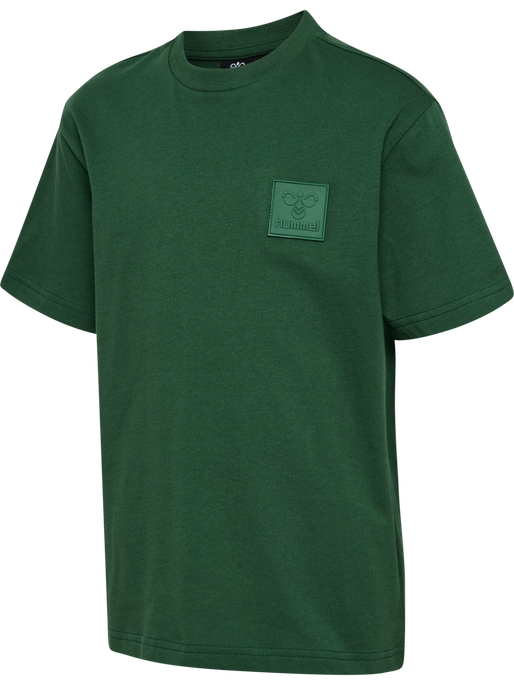 hmlCLEAN T-SHIRT S/S, DARK GREEN, packshot