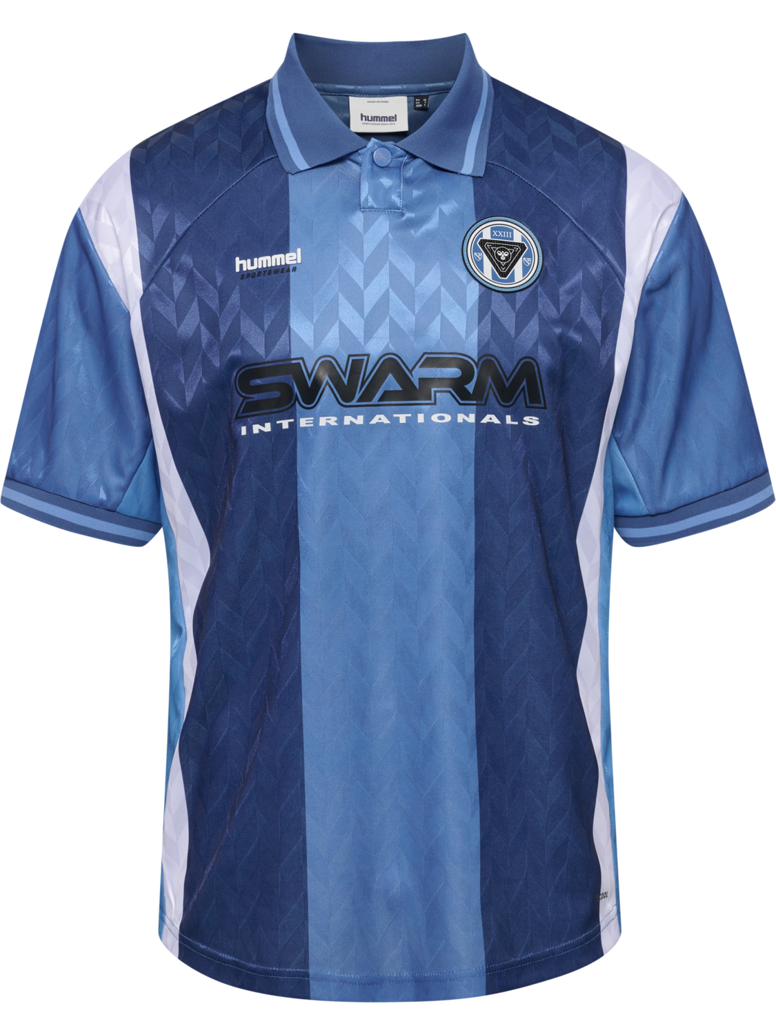 hmlLOOSE SOCCER JERSEY S/S, ESTATE BLUE, packshot