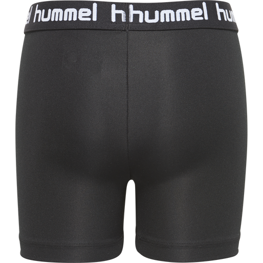 hmlTONA TIGHT SHORTS, BLACK, packshot