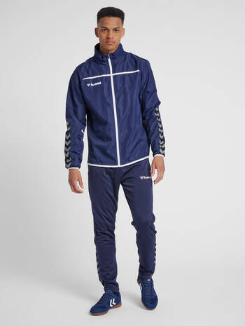hmlAUTHENTIC POLY PANT, MARINE, model
