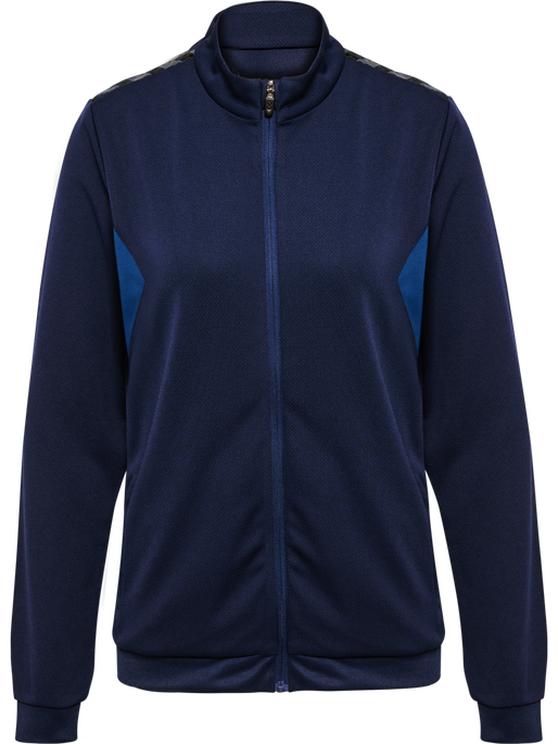 hmlAUTHENTIC PL ZIP JACKET WOMAN, MARINE hmlAUTHENTIC PL ZIP JACKET WOMAN, MARINE, packshot