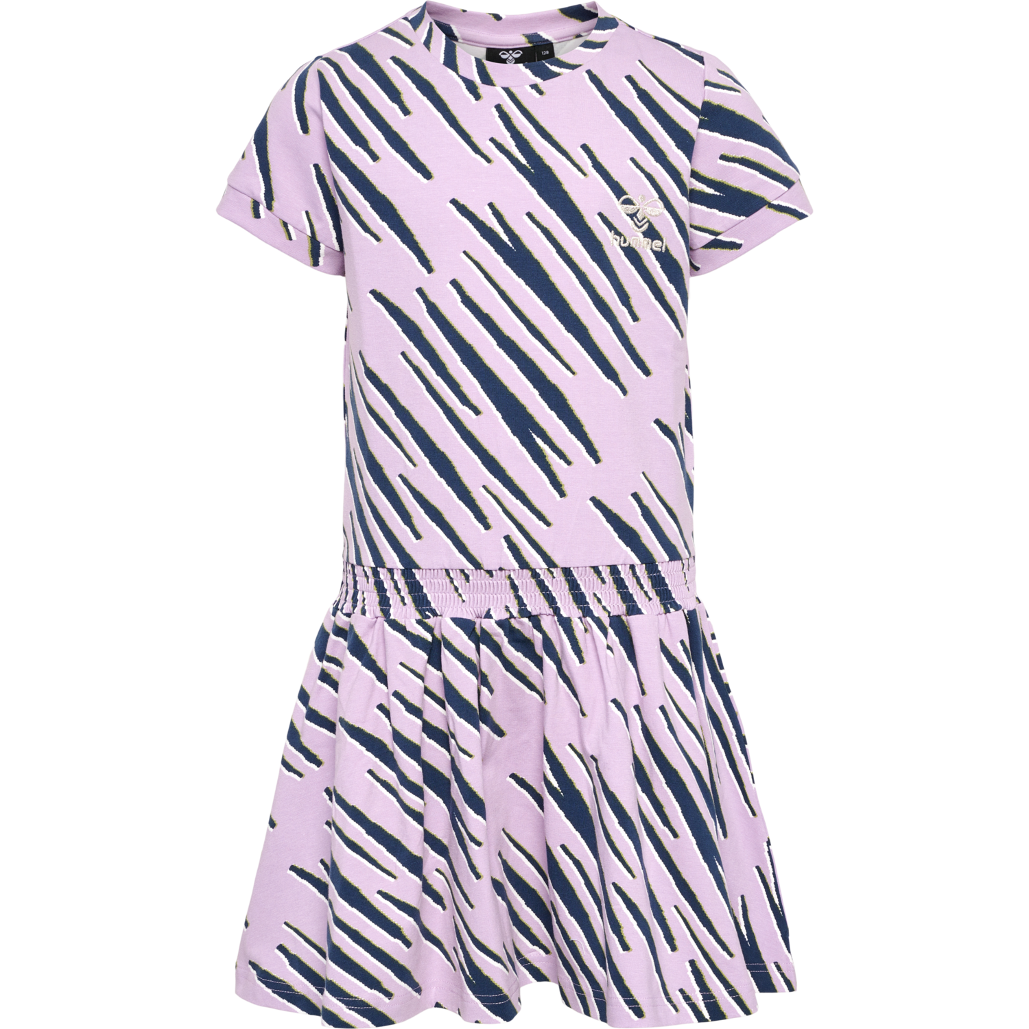 hmlRUSHY AOP DRESS S/S, ORCHID BLOOM, packshot