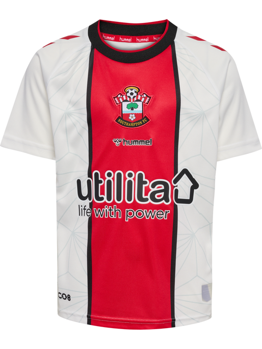 SOU 22/23 HOME JERSEY S/S KIDS, WHITE/RED SOU 22/23 HOME JERSEY S/S KIDS, WHITE/RED, packshot