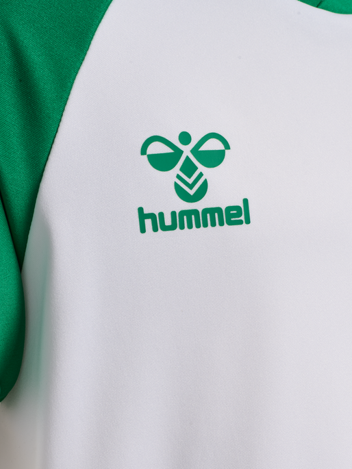 hmlMATCH LEAGUE JERSEY S/S KIDS, WHITE/JELLY BEAN hmlMATCH LEAGUE JERSEY S/S KIDS, WHITE/JELLY BEAN, packshot
