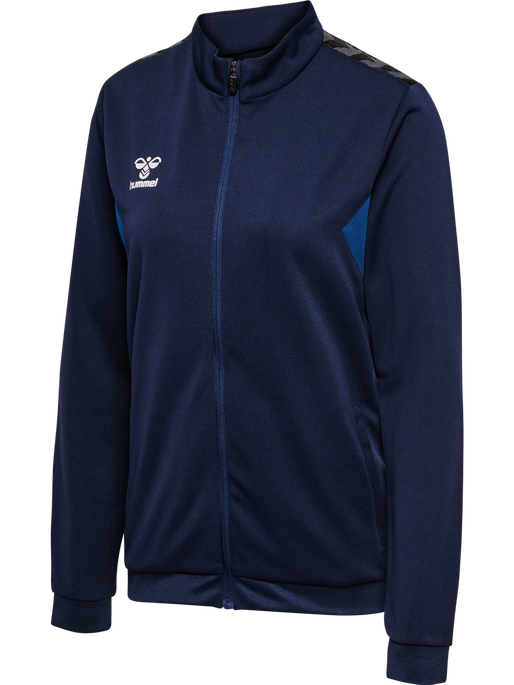 hmlAUTHENTIC PL ZIP JACKET WOMAN, MARINE hmlAUTHENTIC PL ZIP JACKET WOMAN, MARINE, packshot