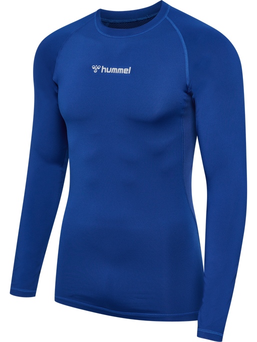 hmlBL PERFORMANCE TEE L/S, TRUE BLUE, packshot