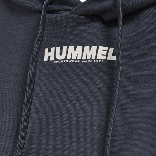 hmlLEGACY WOMAN CROPPED HOODIE, BLUE NIGHTS, packshot