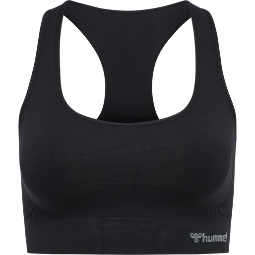 hmlTIF SEAMLESS SPORTS TOP, BLACK, packshot