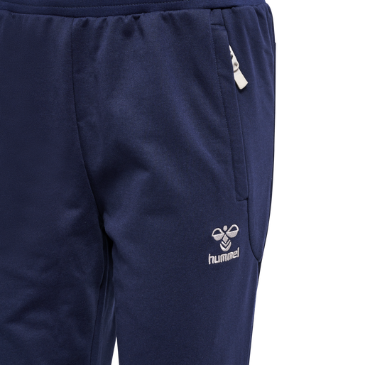 hmlMOVE GRID COTTON PANTS WOMAN, MARINE hmlMOVE GRID COTTON PANTS WOMAN, MARINE, packshot