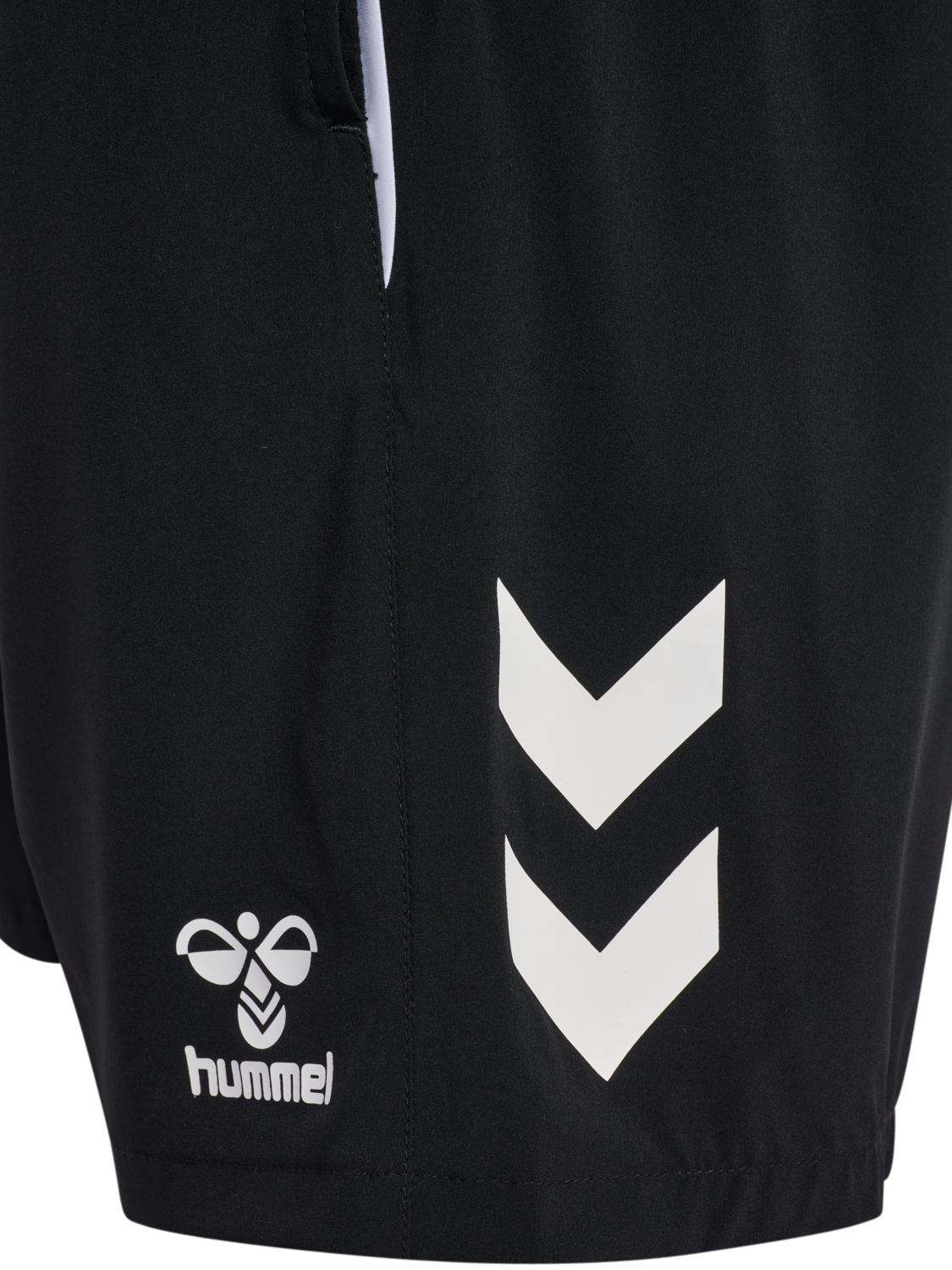 hmlREFEREE WOVEN SHORTS, BLACK, packshot