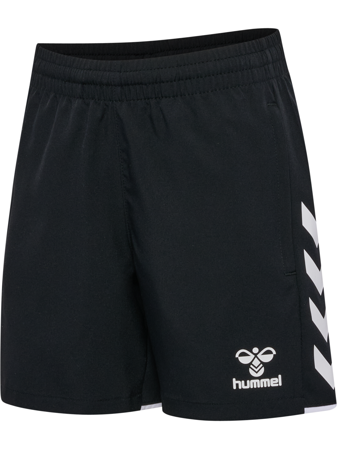 hmlCORE 2.0 WOVEN SHORTS KIDS, BLACK/WHITE, packshot