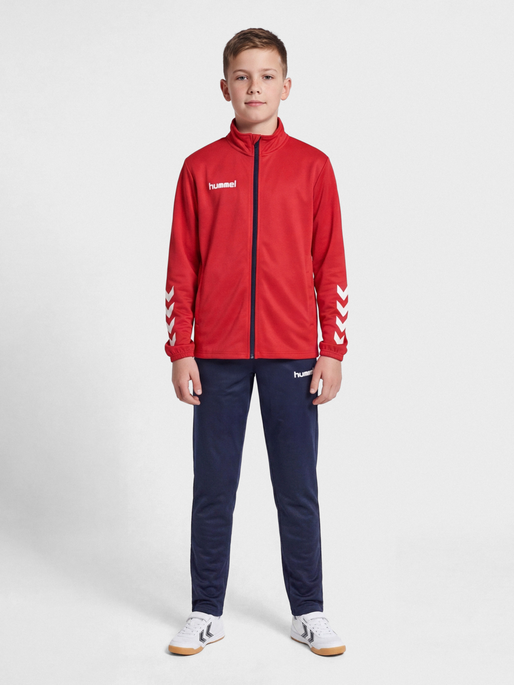 hmlPROMO KIDS POLY SUIT, TRUE RED/MARINE, model
