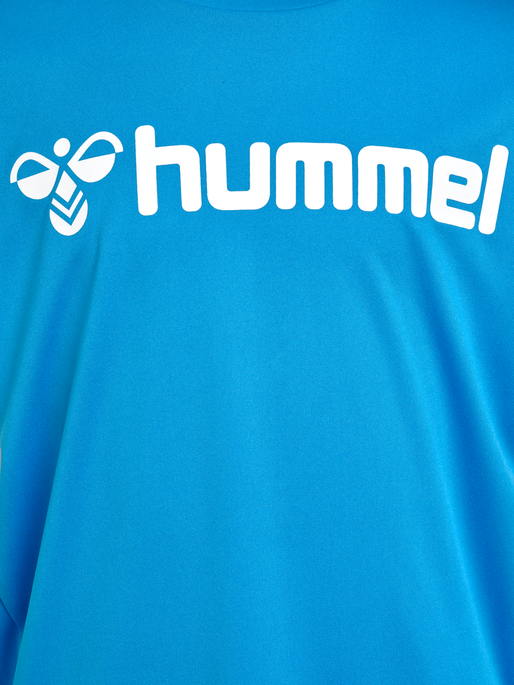 hmlLOGO JERSEY S/S KIDS, DIVA BLUE, packshot