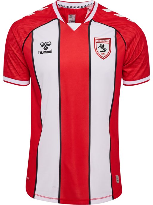 SAMSUNSPOR STRIPED JERSEY S/S 24/25, TRUE RED/WHITE SAMSUNSPOR STRIPED JERSEY S/S 24/25, TRUE RED/WHITE, packshot