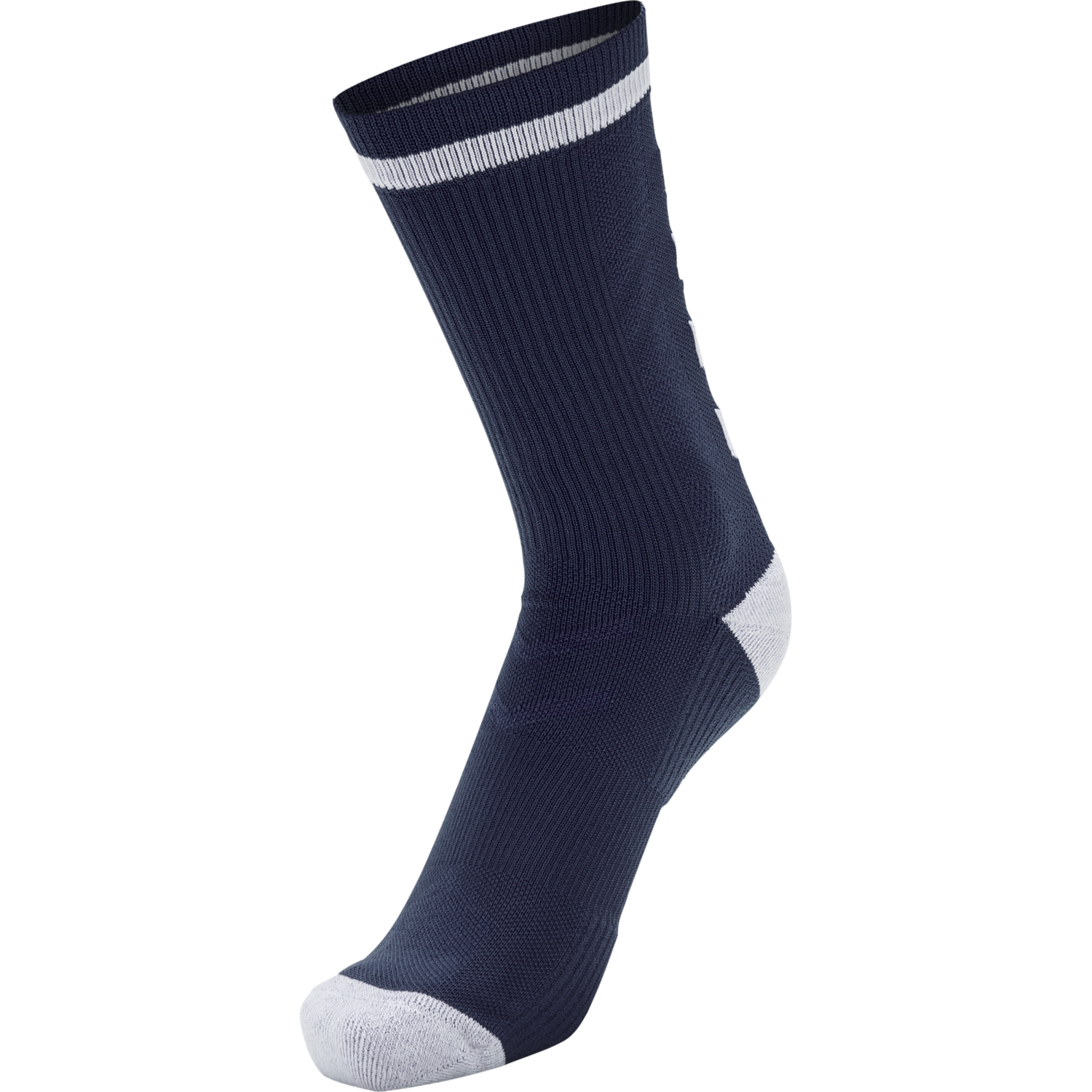 ELITE INDOOR SOCK LOW, NAVY/WHITE, packshot