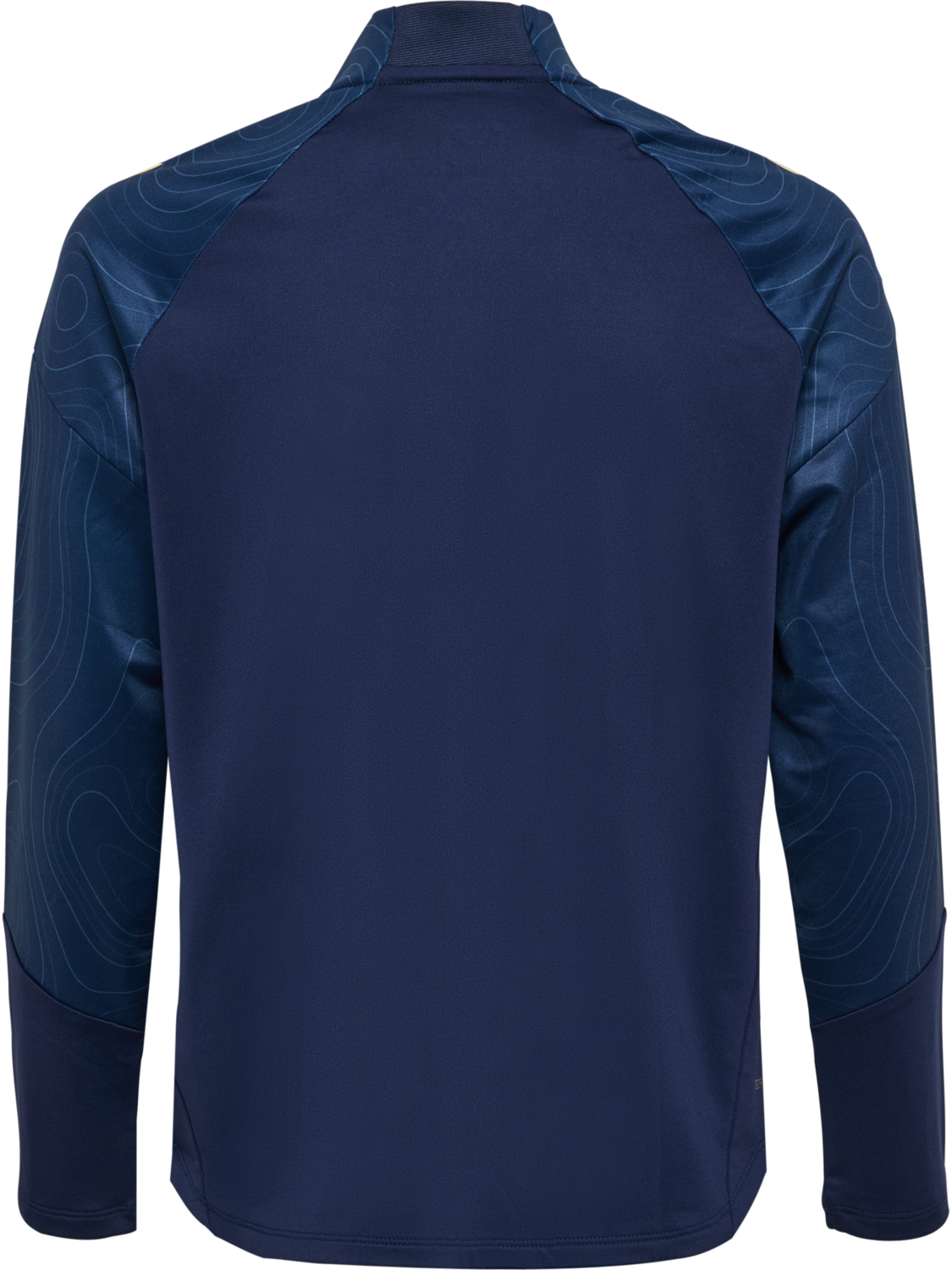 hmlBLAZE 2.0 TRAINING HALF ZIP KIDS, MARINE/SHADOW LIME, packshot