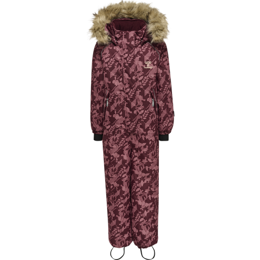 hmlICY TEX SNOWSUIT, WINDSOR WINE, packshot