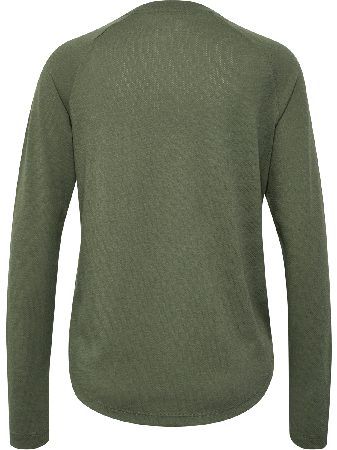 hmlMT VANJA T-SHIRT L/S, DEEP LICHEN GREEN, packshot
