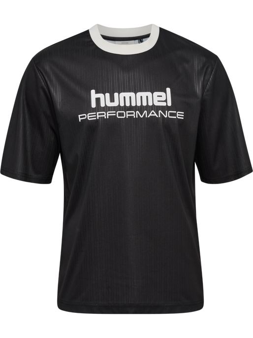 hmlPULSE LOOSE JERSEY S/S, BLACK hmlPULSE LOOSE JERSEY S/S, BLACK, packshot