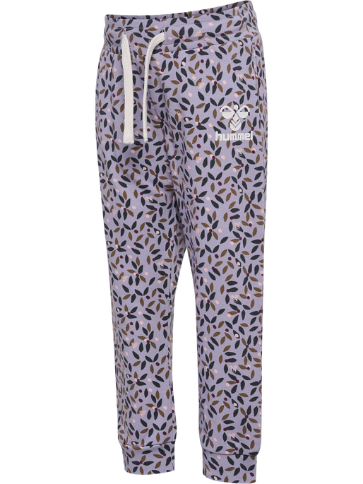 hmlELVINA AOP PANTS, WISTERIA, packshot