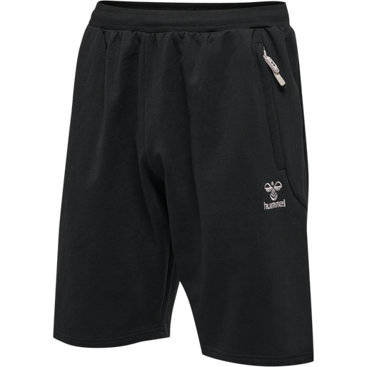 hmlMOVE GRID COTTON SHORTS, BLACK, packshot