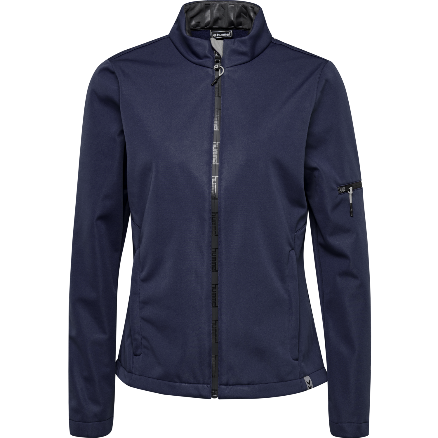 hmlNORTH SOFTSHELL JACKET WOMAN, MARINE, packshot