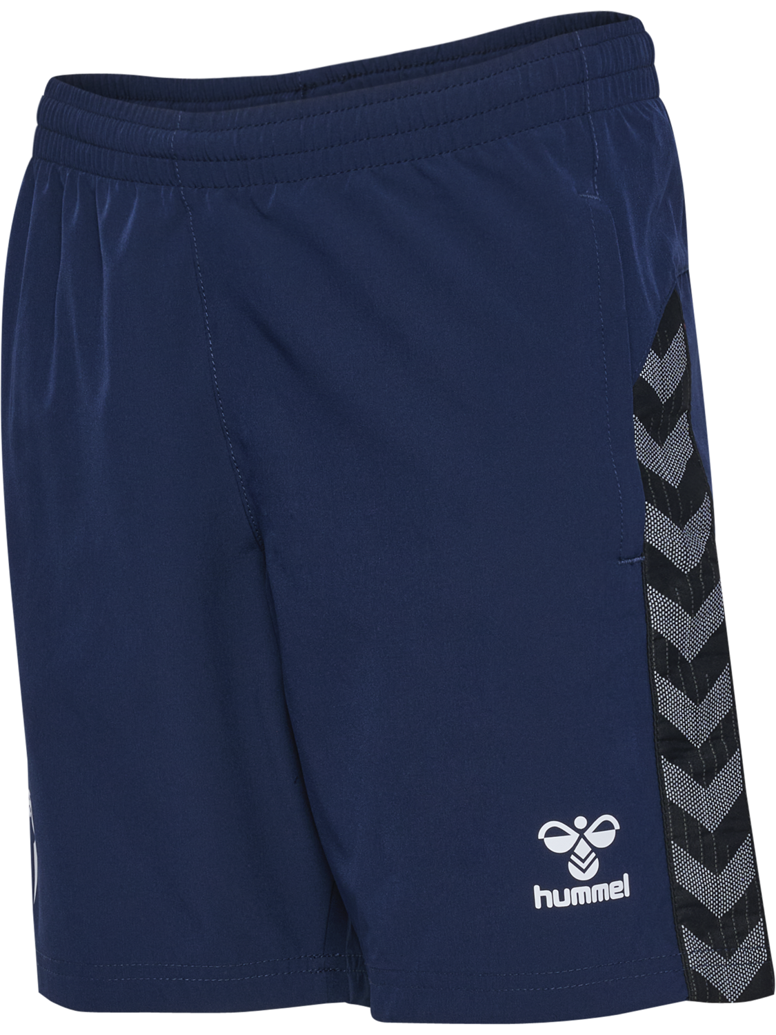 hmlAUTHENTIC WOVEN SHORTS KIDS, MARINE, packshot