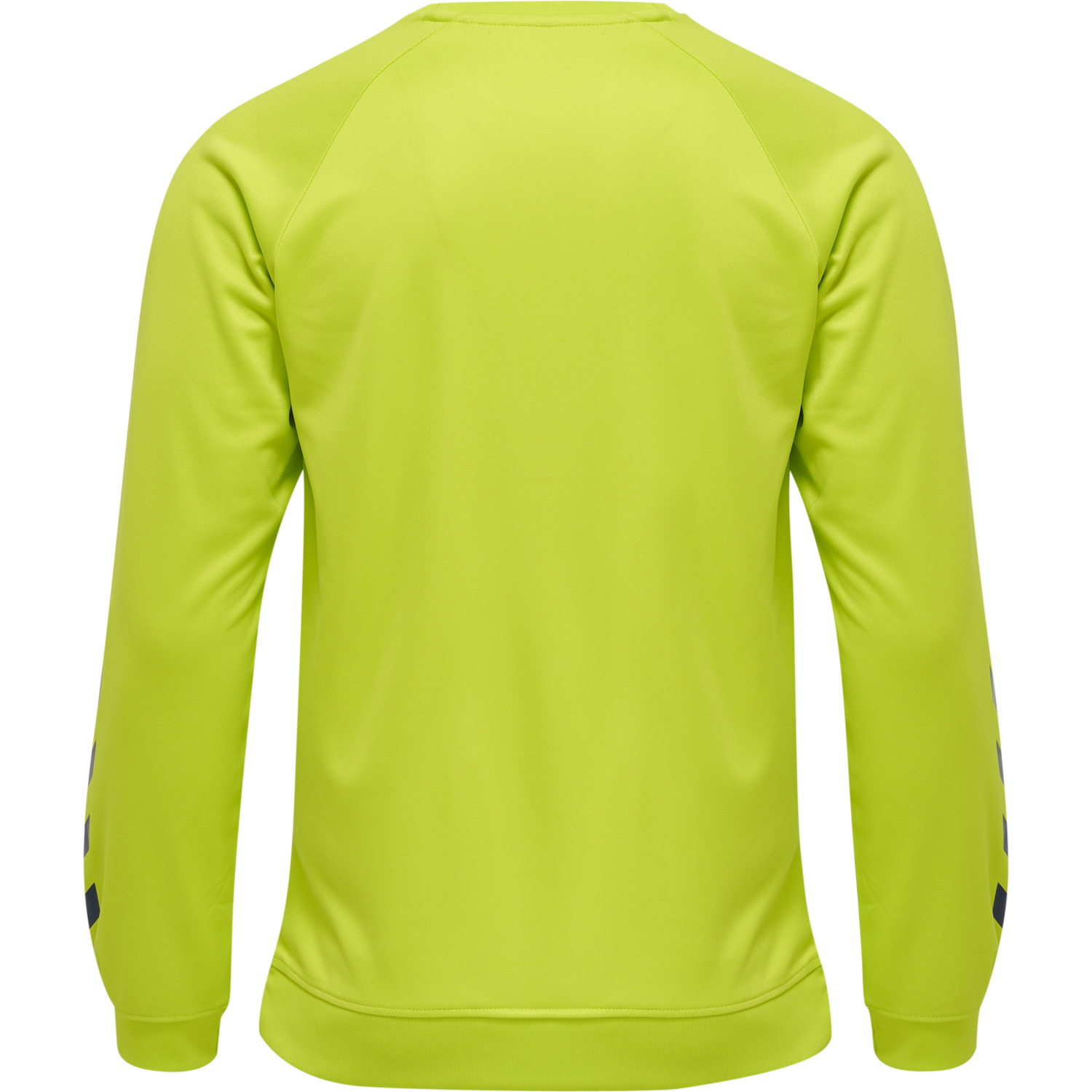 hmlPROMO POLY SWEATSHIRT, LIME PUNCH, packshot